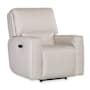 Hooker Furniture Miles 36" Wide Leather Recliner Chair Oslo Pebble