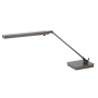 House of Troy Horizon Task Single Light 12" High Integrated LED Swing Arm Desk Lamp Granite