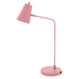 House of Troy Kirby Single Light 23-1/2" High Integrated LED Arc Table Lamp with Metal Shade Pink