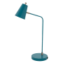 House of Troy Kirby Single Light 23-1/2" High Integrated LED Arc Table Lamp with Metal Shade Teal