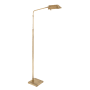 House of Troy Newbury 42" Tall Integrated 3000K LED Adjustable Floor Lamp Antique Brass