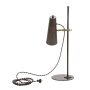 House of Troy Norton Single Light 24" Tall Adjustable LED Desk Lamp Chestnut Bronze / Antique Brass Accents