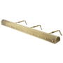 House of Troy Traditional Picture Lights 5 Light 2-1/2" High Picture Light Antique Brass / Polished Brass Accents
