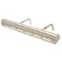 House of Troy Traditional Picture Lights 3 Light 2-1/2" High Picture Light Satin Nickel / Polished Nickel Accents