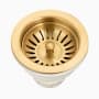 Houzer 3-1/2" Basket Strainer Antique Copper