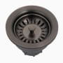 Houzer 3-1/2" Basket Strainer Graphite