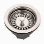 Houzer 3-1/2" Basket Strainer Polished Satin