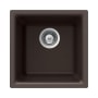 Houzer Quartztone 15-3/4" Undermount Single Basin Granite Composite Bar Sink Mocha