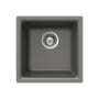 Houzer Quartztone 15-3/4" Undermount Single Basin Granite Composite Bar Sink Slate