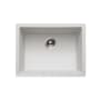 Houzer Quartztone 24-3/8" Undermount Single Basin Granite Composite Kitchen Sink Cloud