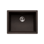 Houzer Quartztone 24-3/8" Undermount Single Basin Granite Composite Kitchen Sink Mocha