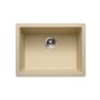 Houzer Quartztone 24-3/8" Undermount Single Basin Granite Composite Kitchen Sink Sand