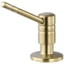 Houzer Endura Deck Mounted Soap Dispenser with 12oz Capacity Brushed Brass