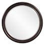 Howard Elliott George 36" Diameter Circular Wood Framed Bathroom Mirror Oil Rubbed Bronze