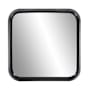 Howard Elliott 16-1/2" Square Polyurethane Framed Accent Mirror Matte Black