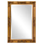 Howard Elliott Queen Ann 24" W x 36" H Rectangular Wood Framed Bathroom Mirror Antique Gold Leaf
