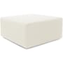 Howard Elliott Sensibility Square Ottoman Cover - Cover Only Natural