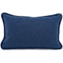 Howard Elliott Subtlety 22" x 14" Polyester and Rolefin Covered Polyester Filled Accent Pillow Indigo