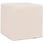 Howard Elliott Sensibility 17" Wide Plywood and Polyester Outdoor Square Ottoman with Foam Filling Sand