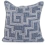 Howard Elliott Mistify 24" x 24" Polyester and Rolefin Covered Polyester Filled Accent Pillow Denim