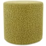 Howard Elliott Subtlety 18" Wide Plywood and Polyester Outdoor Round Ottoman with Foam Filling Moss