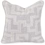 Howard Elliott Mistify 20" x 20" Polyester and Rolefin Covered Polyester Filled Accent Pillow Fog