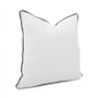 Howard Elliott Sensibility 20" x 20" Polyester and Rolefin Covered Polyester Filled Accent Pillow with Decorative Cording Natural