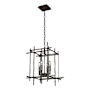 Hubbardton Forge Tura 4 Light 17" Wide Taper Candle Style Chandelier Oil Rubbed Bronze