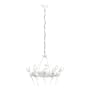 Hubbardton Forge Echo 10 Light 33" Wide Chandelier White