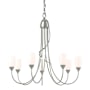 Hubbardton Forge Flora 7 Light 25" Wide Chandelier Sterling