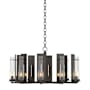 Hubbardton Forge New Town 10 Light 30" Wide Chandelier Oil Rubbed Bronze