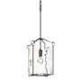 Hubbardton Forge Bow 10" Wide Mini Pendant Bronze / Water