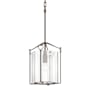 Hubbardton Forge Bow 10" Wide Mini Pendant Bronze / Clear