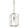 Hubbardton Forge Bow 10" Wide Mini Pendant Soft Gold / Water