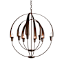 Hubbardton Forge Cirque 8 Light 26" Wide Taper Candle Style Chandelier Bronze
