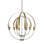 Hubbardton Forge Cirque 8 Light 26" Wide Taper Candle Style Chandelier Soft Gold