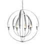 Hubbardton Forge Cirque 8 Light 26" Wide Taper Candle Style Chandelier Sterling