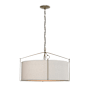 Hubbardton Forge Bow 4 Light 24" Wide Pendant Soft Gold / Flax