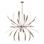 Hubbardton Forge Dahlia 10 Light 49" Wide Abstract Sputnik Chandelier Soft Gold