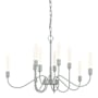 Hubbardton Forge Lisse 10 Light 29" Wide Chandelier Vintage Platinum