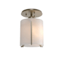 Hubbardton Forge Exos 6" Wide Semi-Flush Ceiling Fixture with Customizable Glass Shade Soft Gold / Opal