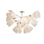 Hubbardton Forge Mobius 12 Light 38" Wide Semi-Flush Ceiling Fixture Soft Gold