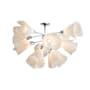 Hubbardton Forge Mobius 12 Light 38" Wide Semi-Flush Ceiling Fixture Sterling