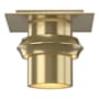 Hubbardton Forge Twilight 6" Wide Semi-Flush Ceiling Fixture Modern Brass