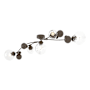 Hubbardton Forge Sprig 5 Light 62" Wide Semi-Flush Ceiling Fixture Bronze / Water