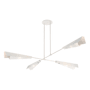 Hubbardton Forge Vertex 4 Light 92" Wide Linear Pendant White