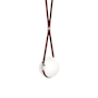 Hubbardton Forge Derby 11" Wide Pendant Black / Polished Nickel / British Brown / Logo