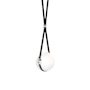 Hubbardton Forge Derby 11" Wide Pendant Black / Polished Nickel / Black