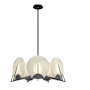 Hubbardton Forge Callisto 7 Light 29" Wide Pendant Natural Iron
