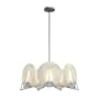 Hubbardton Forge Callisto 7 Light 29" Wide Pendant Vintage Platinum